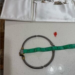 David Yurman Silver and Gold Necklace